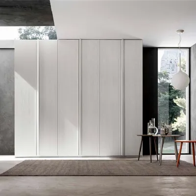 Armadio ante battenti in laminato materico Armadio a 6 ante mod.abaco in promo-sconto del 40% Gierre mobili scontato
