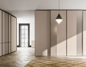 Armadio con ante scorrevoli moderno Double glass Zalf a prezzo ribassato