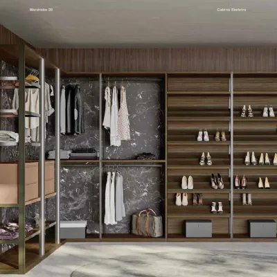 Armadio con cabina armadio Wardrobe 39 a prezzo ribassato