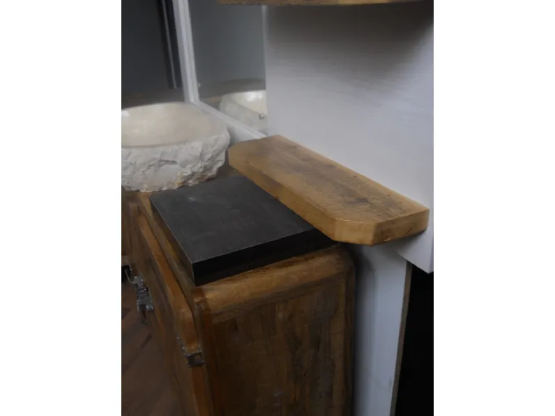  mobile bagno in offerta outlet nuovimondi compreso di base 2 ante vecchia in style antica ghiacciaia ie specchio legno white vintage  