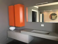 Arredamento bagno: mobile Arbi Bagno arbi arancione grigio a prezzo Outlet