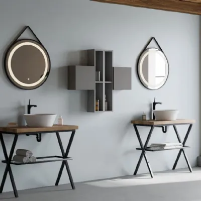 Arredamento bagno: mobile Artigianale Steel a prezzo Outlet