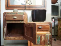Arredamento bagno: mobile  bagno eco vintage a prezzi outlet
