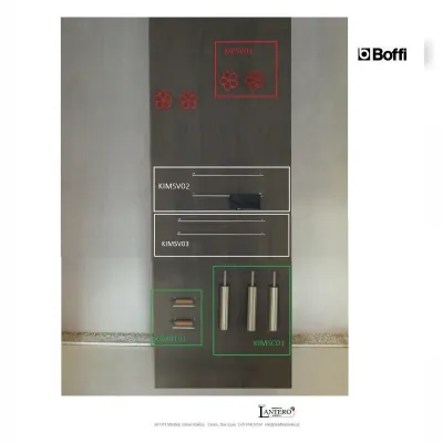 Mobile bagno Boffi scontato a prezzi outlet. Design minimal per portasciugamani.