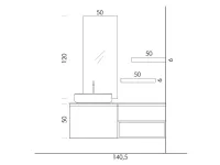 Arredamento bagno: mobile Compab Nk 29a a prezzi outlet