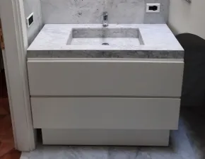 Arredamento bagno: mobile Mya design Valp carrara big a prezzo scontato