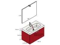 Arredamento bagno: mobile Scavolini bathrooms Aquo a prezzi outlet