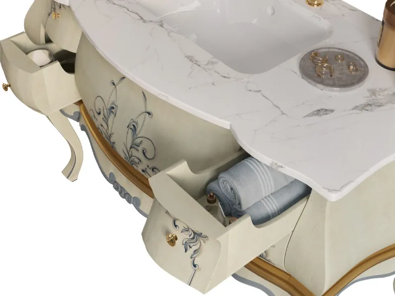 Arredamento bagno: mobile Tiferno Doris - 5720 con forte sconto