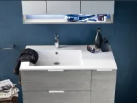 Mobile bagno sospeso Compab con specchiera contenitore in offerta
