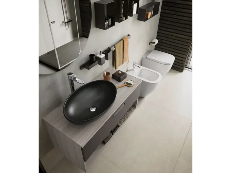 Mobile bagno Archeda Composizione light 05 in OFFERTA OUTLET 