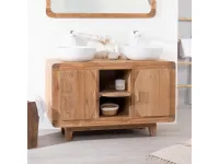 Mobile bagno Outlet etnico Mobile da bagno retr teak IN OFFERTA OUTLET