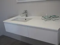 Mobile per la sala da bagno Euro bagno Piatto doccia in cristallo bianco con righe cm 80x180 in Offerta Outlet