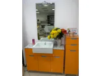 Arredamento bagno: mobile Eurobagni Kronos arancio in offerta