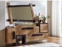 Mobilel bagno   legno e bambu  minimal design  a prezzi convenienti