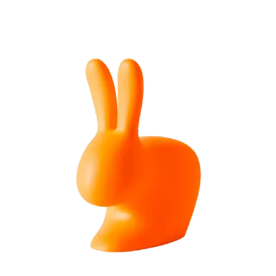 Qeeboo  sedia coniglio arancione brillante Arredo Giardino A PREZZI SCONTATISSIMI  
