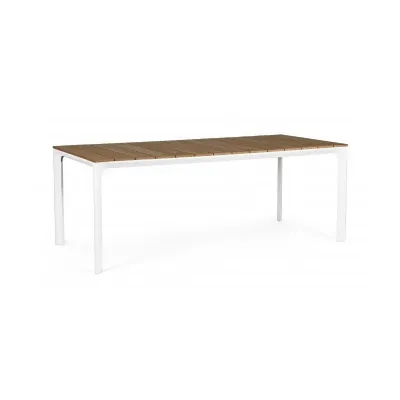 Set tavolo gillis 200x90 + 6 sedie polywood Bizzotto: Arredo Giardino in Offerta Outlet