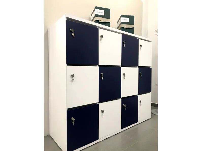 Armadio da ufficio modello Contenitore lockers Estel in OFFERTA OUTLET