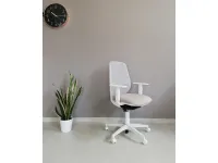 Outlet: Sedia da ufficio Cast rete full white Las mobili