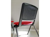 Set di 3 sedie: Cast rete + 2 Las Mobili in ecopelle a prezzo Outlet.