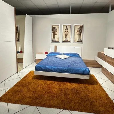 Camera da letto 2nightone  Spar in legno in Offerta Outlet