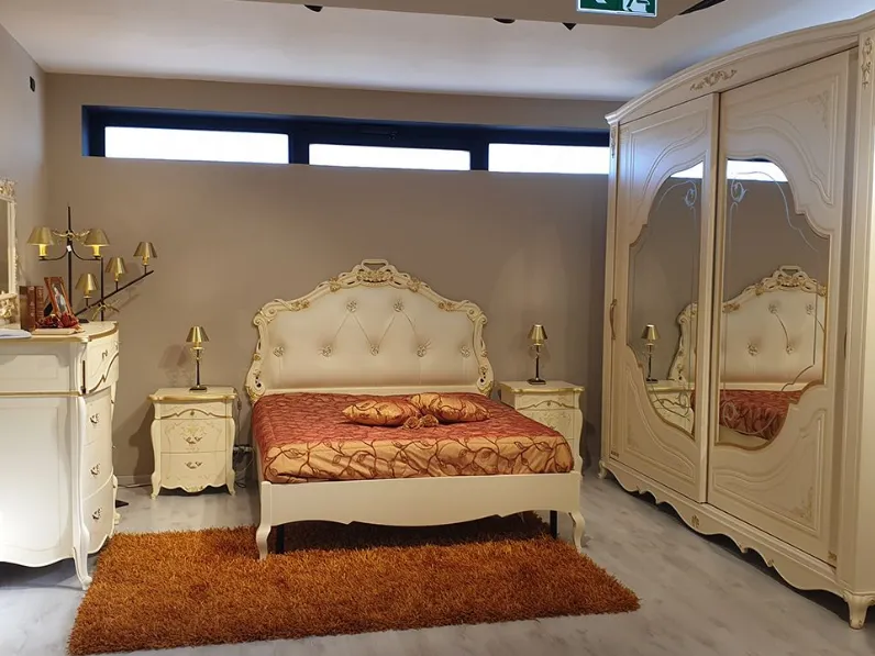 Camera da letto Biancospino Pauly beds in legno a prezzo ribassato