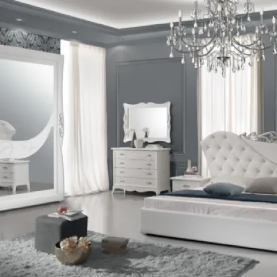 Camera da letto Brielle Artigianale in laminato in Offerta Outlet