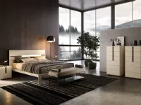 Camera da letto Camera da letto 22_comprensiva di letto rete comodini e n.2  com  Mercantini in laccato opaco a prezzo ribassato