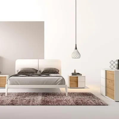 Camera da letto Camera da letto 35_comprensiva di letto rete comodini e comò Mercantini PREZZI OUTLET