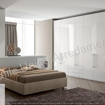 Camera da letto Colombini casa Liz a prezzo scontato in legno