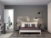Camera da letto White Colombini casa in laminato a prezzo Outlet