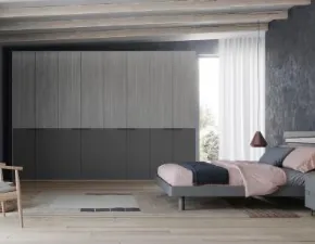 Camera da letto Giessegi Composizione 22 battente a prezzo ribassato in laccato opaco
