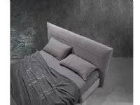 Camera da letto Letto matrimoniale mod.sax rivestito in ecopelle in promo-sconto del 50% Exc OFFERTA OUTLET