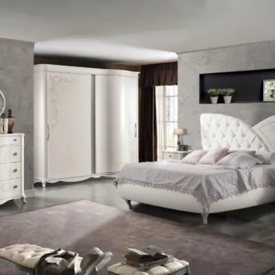 Camera da letto Modello clizia Artigianale in laminato a prezzo Outlet
