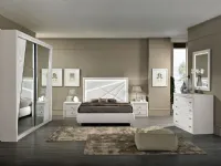 Camera da letto Modello nicole Artigianale in laminato in Offerta Outlet