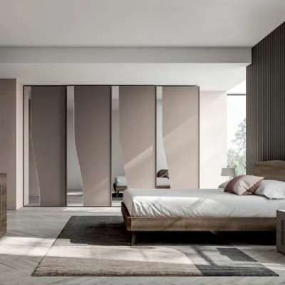 Camera da letto Villanova Notte 360 a prezzo scontato in laminato