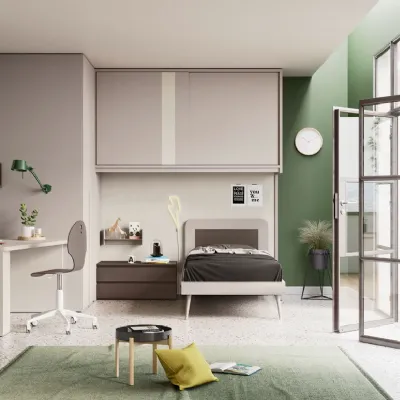 Cameretta in laminato opaco Evo 39 Mistral scontata a PREZZI OUTLET