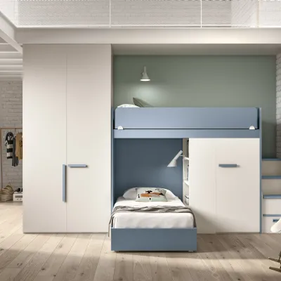 Cameretta Mottes mobili fantasy 27 Mottes selection con letto a ponte scontata