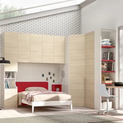 Cameretta in laccato opaco Mottes mobili fantasy 21 Mottes selection scontata a PREZZI OUTLET