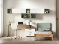 Cameretta Room128 Zg mobili con letto a terra in Offerta Outlet