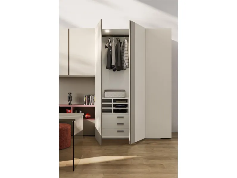 Cameretta S22 * Clever in laminato opaco a prezzo Outlet