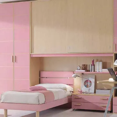 Cameretta componibile programma Energy colore Rosa
