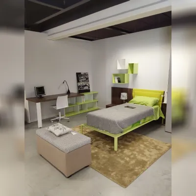 Cameretta Young Zalf con letto a terra in offerta