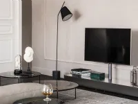Porta-tv minimal con braccio alto Pixel di Cattelan 