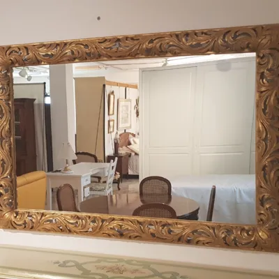 Specchiera in stile Classico in legno Artigianale Art. fsry1001