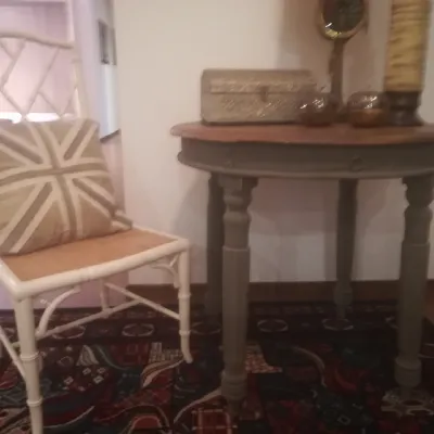 Tavolino in stile Classico in legno Artigianale Verceral