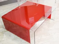 Tavolino in stile Moderno in vetro Tonin casa Kurv