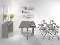 Consolle modello Archimede + 6 sedie  a marchio Pezzani SCONTATA