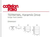 Consolle modello Terminal keramik drive Cattelan italia scontata del 30%