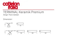 Consolle modello Terminal keramik premium Cattelan italia scontata del 30%