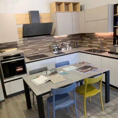 Cucina ad angolo Aleve Stosa con uno sconto vantaggioso